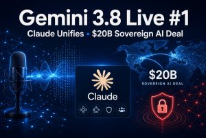 Gemini 3.8 Live Hits #1 in Voice AI, Claude Merges Everything, and Cohere’s $20B Sovereign Play