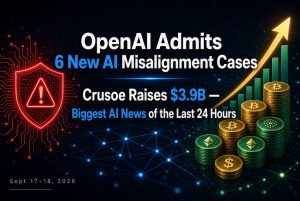 OpenAI Admits 6 New AI Misalignment Cases as Crusoe Raises $3.9B